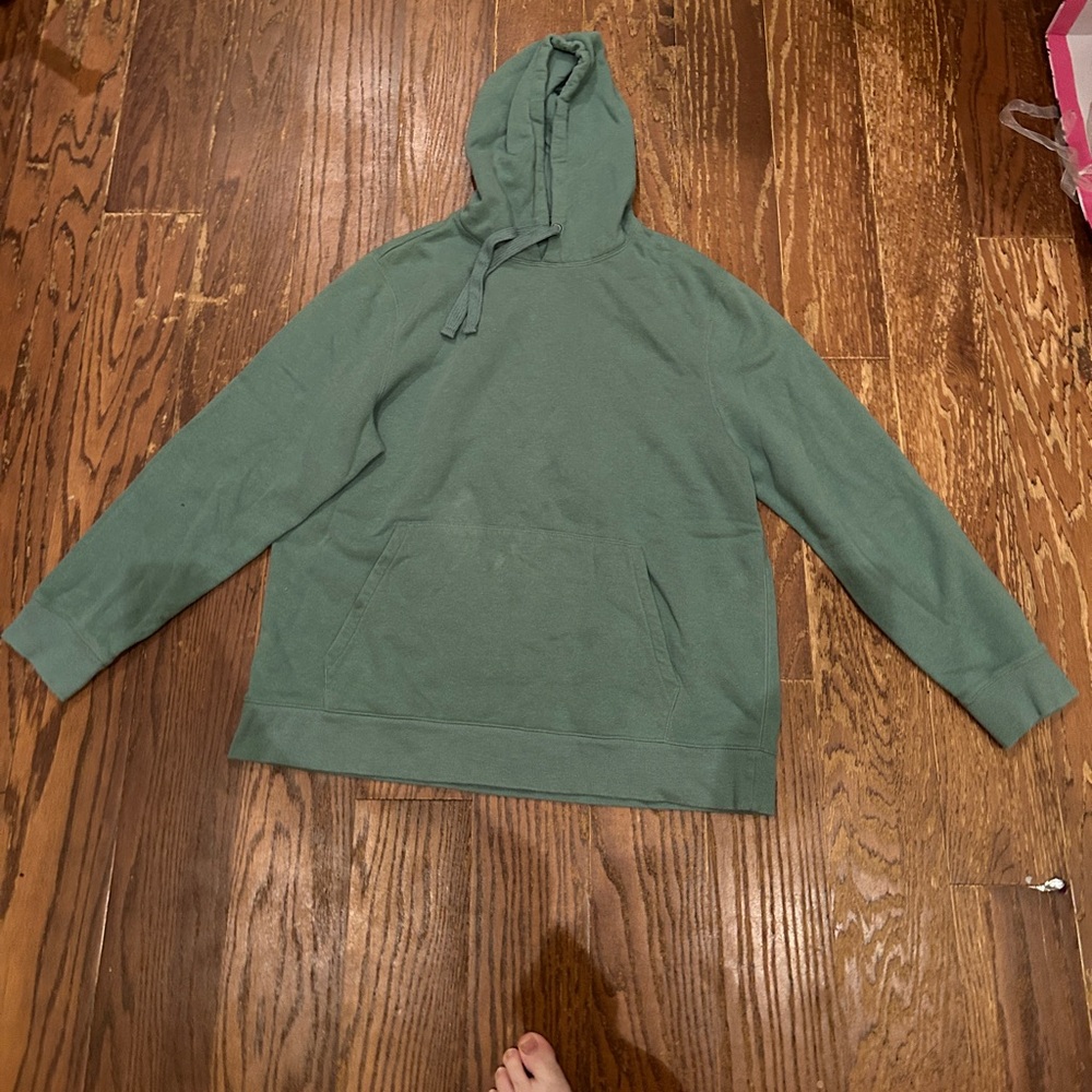 Aqua/ green medium women’s hoodie
